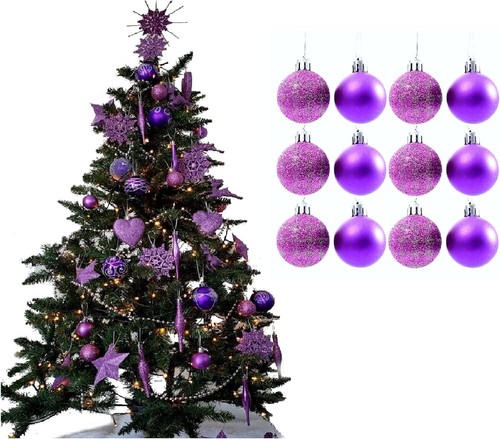 24x christmas baubles - christmas,