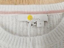 Boden Women's Jumper - UK Size Medium - Cream