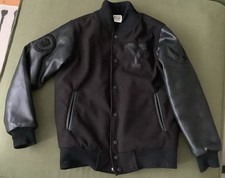Yonsei University Black Varsity Bomber Jacket Made In Korea XS