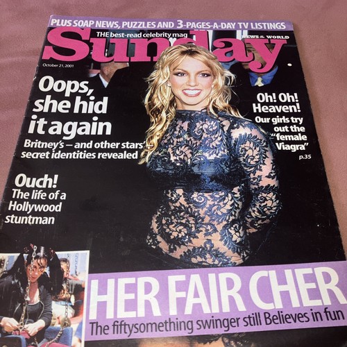 Sunday mag 2001 britney - mag,