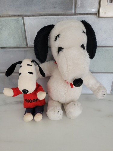 Vintage rare snoopy plush red - vintage,