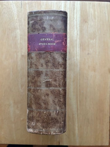 The general stud book vol - stud,