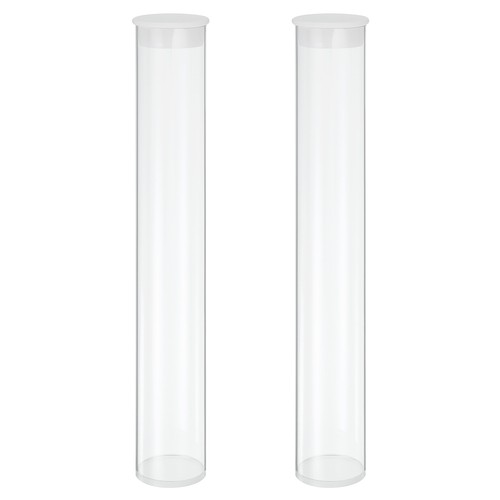 Clear plastic storage tubes 1 - plastic,