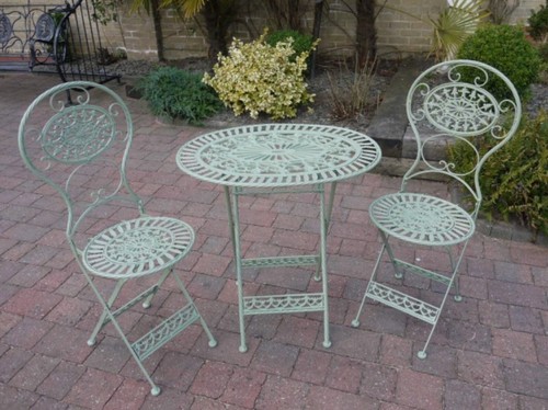 Green cast wrought iron - green,