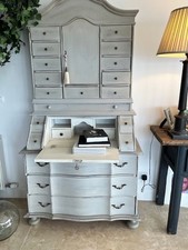 French Vintage painted writing Bureau