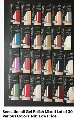 Sensationail gel polish mixed - gel,