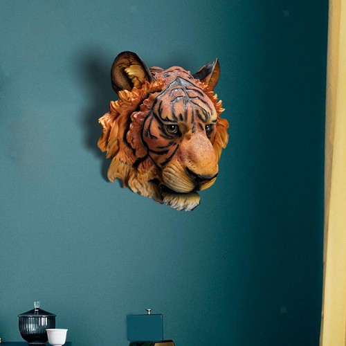 Tiger heads wall - wall, decor
