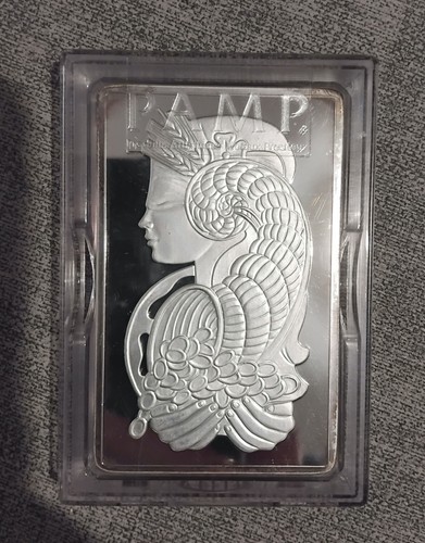 Silver pamp bar in - oz,
