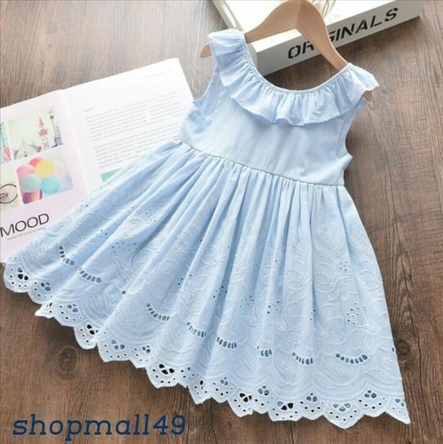 Girls dress summer cotton - summer, lace