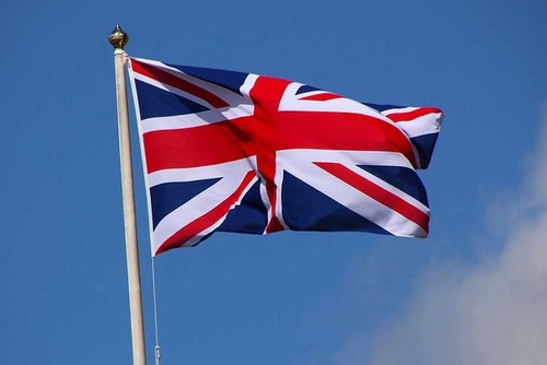 Union jack flags - jack, hand