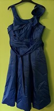 Navy Blue Satin Feel Vintage