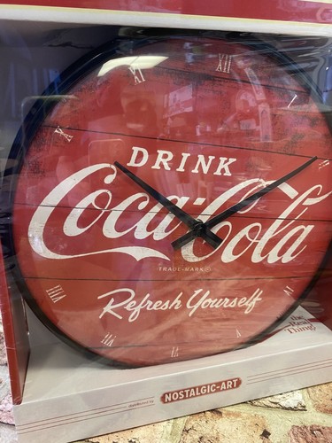 Coca cola wall clock ideal - wall, clock,