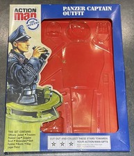 vintage action man Panzer Captain Empty Uniform Card Box 40th not Palitoy
