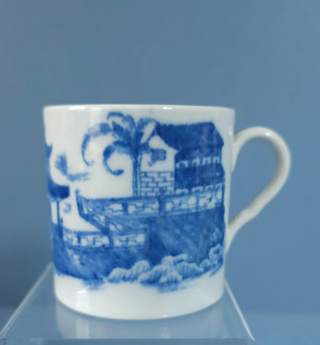 Coalport coffee can - can, decorated