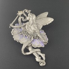 Fairy Brooch Pewter With