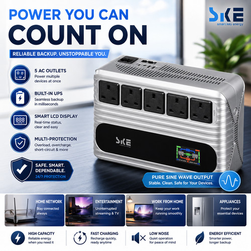 Ups power supply - ups, 850va/480w