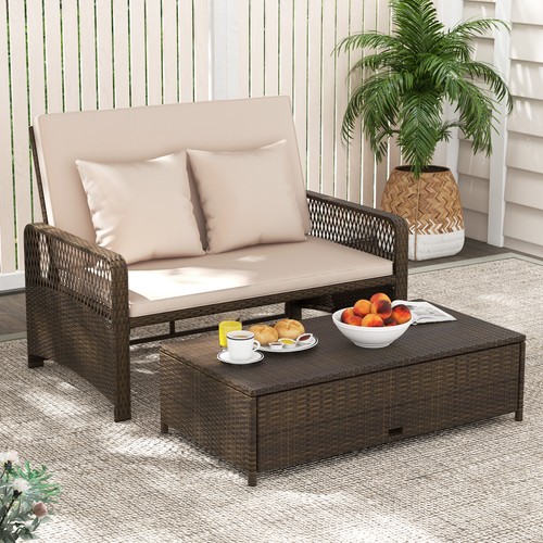 Person wicker daybed with - daybed,