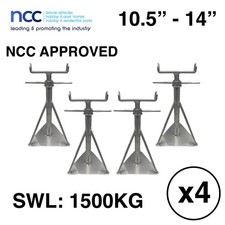 Static Caravan Axle Stands 4x