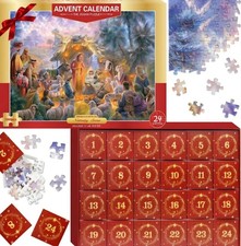 Christmas Nativity Jigsaw Advent Calendar Puzzle 1008 Pieces 24 Days Countdown 