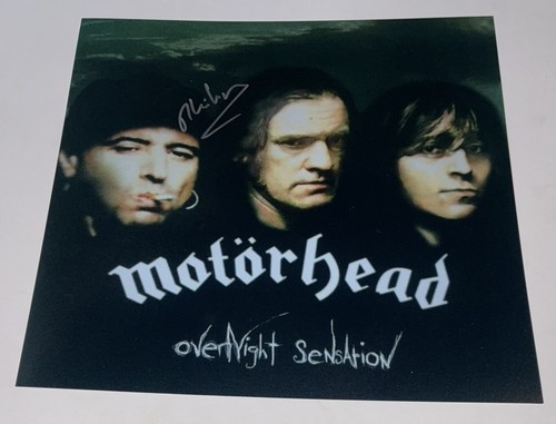 Signed phil campbell - phil, motorhead