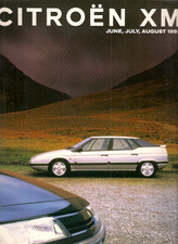 Citroen XM Summer 1993 UK Market Sales Brochure i D Si SD SEi SED Hatch & Estate