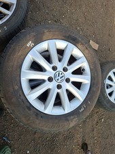 Vw Golf Mk5 15in Alloy wheel And Tyre 195 65 15 Pn 1k0601025ca - D #sep17