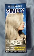 MELLOR & RUSSELL SIMPLY BRIGHT COOL SILVER PERMANENT HAIR CREAM