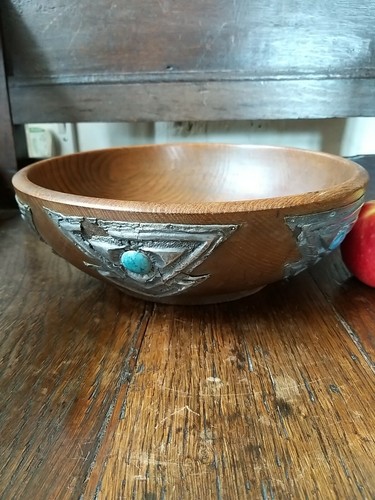 Art deco pewter enamel - deco,