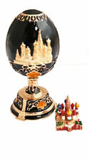 Copy Faberge Egg Black Saint