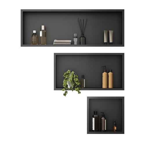 Bathroom shower niche - bathroom,