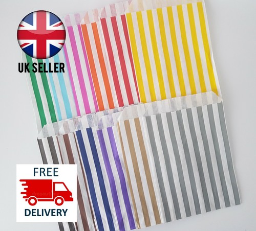 Candy stripe paper bags gift - stripe,