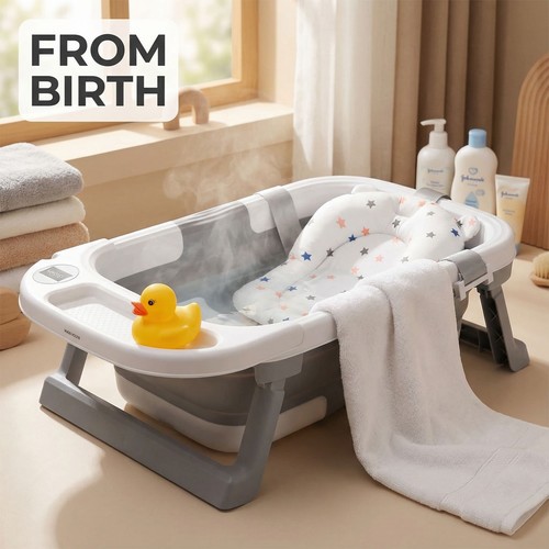 Foldable baby bathtub large - bathtub,