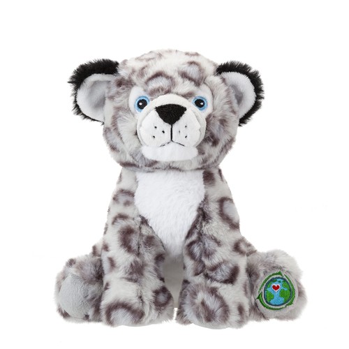 Snow leopard soft toy eco - snow,
