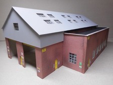 OO Gauge Locomotive Shed Model