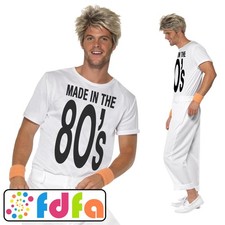 Smiffys George Michael Wham Made in 80'S Adults Mens Fancy Dress Costume