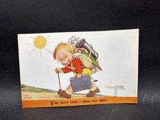 Mabel Lucie Attwell Valentine's Postcard 2187 Vintage Unused Suffragette