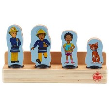 Wooden Fireman Sam Figure Pack