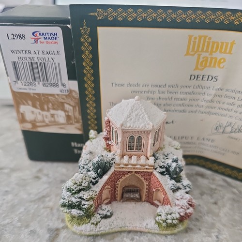 Lilliput lane winter - lane,