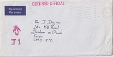 1980's Forces Post Office 666 Official Falkland Islands Airmail Cover - Penguin