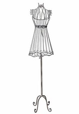 Tailor's dummy clothes rack