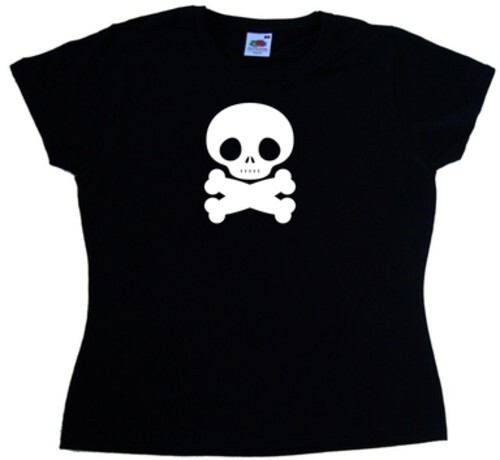 Fat skull and crossbones - skull,