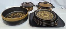Vintage Denby Arabesque Samarkand Brown Stoneware Crockery **SOLD INDIVIDUALLY**