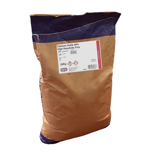 Calcium oxide high - calcium,