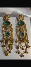 Antique Gold Emerald Green