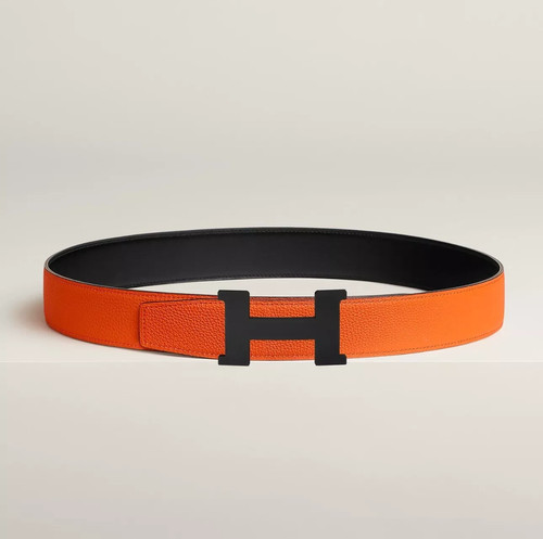 Hermes constance black - constance, black/orange