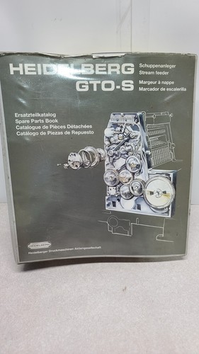 Heidelberg gto spare parts - gto-s,