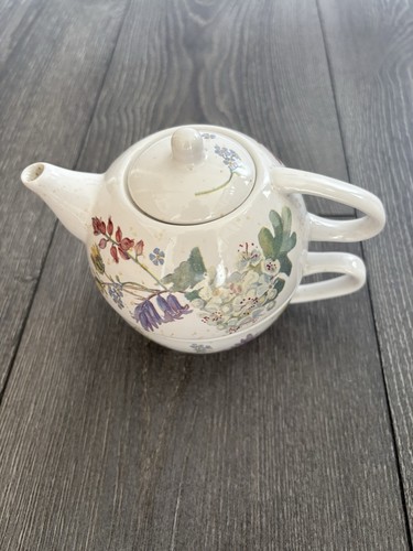 Tea pot and cup - and, combined
