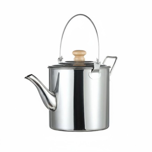 Stainless steel camping kettle - steel,