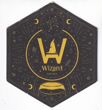 Beer mat Wizard brewery Pattaya microbrewery craft beer Thailand coaster