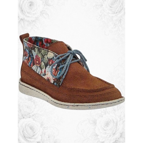 Justin breezy cowhide canvas - breezy,